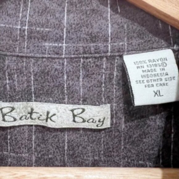 Batik Bay Hawaiian Campia Short Sleeve Tropical Button Shirt Size XL - Picture 6 of 7